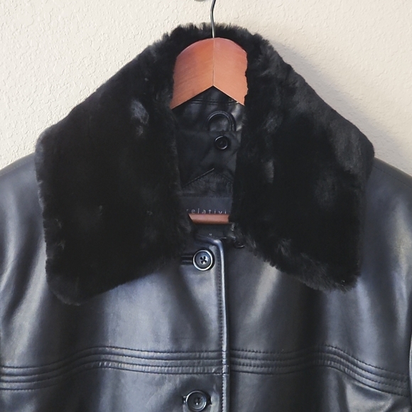Lux Leather Coat - Picture 7 of 11